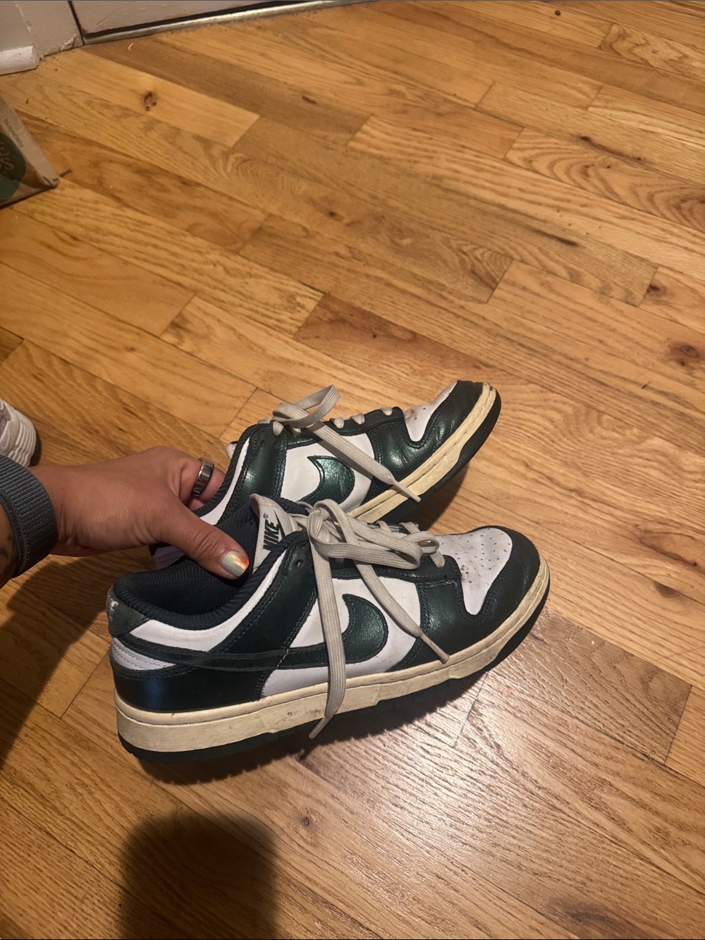 Vintage Green Dunks